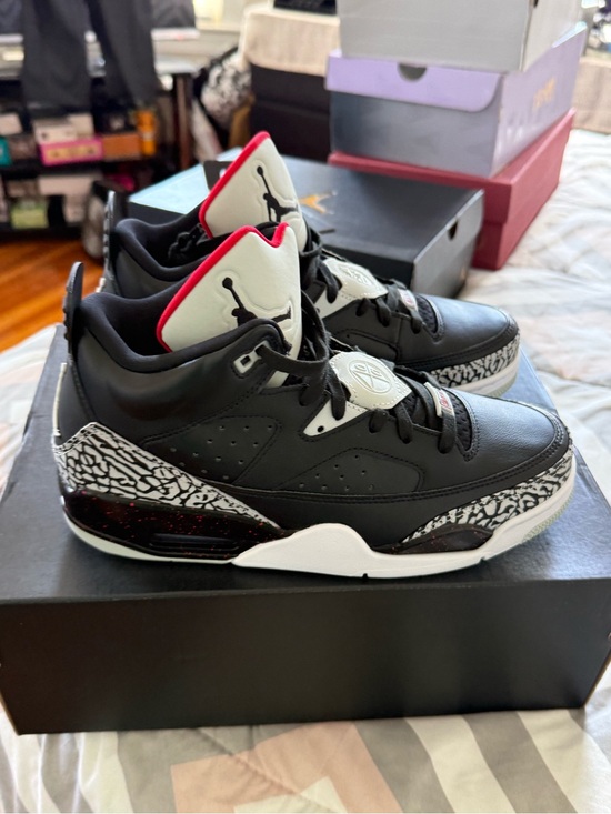 Jordan Son Of Mars Low Black Cements Men’s Shoes